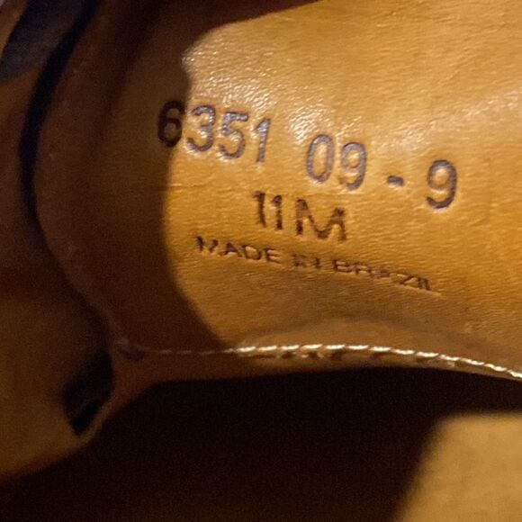 Cole Haan Nathan Oxfords/Dress Shoes Dark Brown Leather Men’s 11 Made in Brazil - Picture 9 of 9